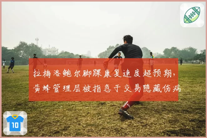拉梅洛鲍尔脚踝康复速度超预期，黄蜂管理层被指急于交易隐藏伤病