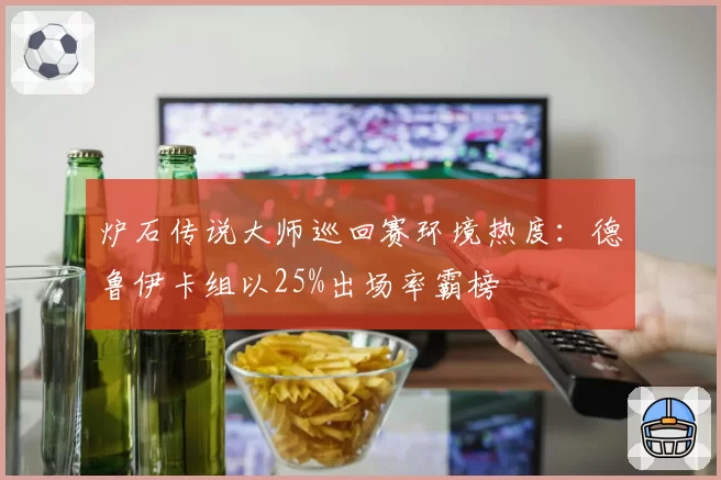炉石传说大师巡回赛环境热度：德鲁伊卡组以25%出场率霸榜