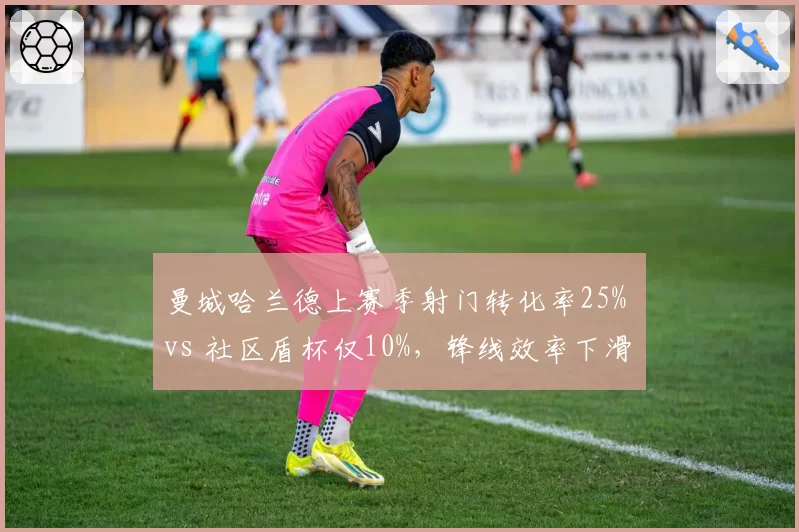 曼城哈兰德上赛季射门转化率25% vs 社区盾杯仅10%，锋线效率下滑引发卫冕隐忧